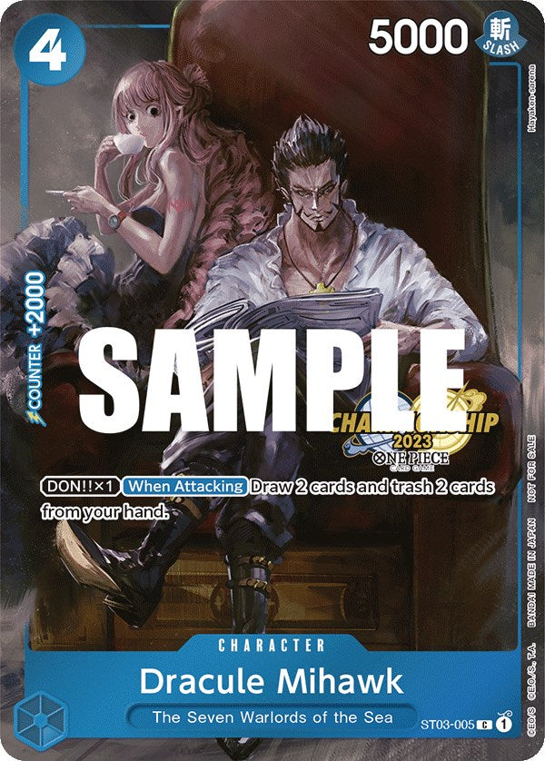 Dracule Mihawk (CS 2023 Celebration Pack) [One Piece Promotion Cards] Bandai
