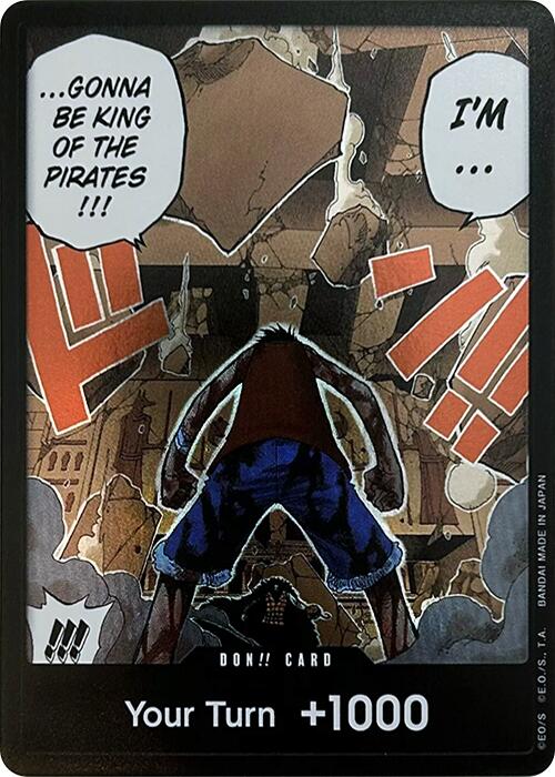 DON!! Card (Luffy vs. Crocodile) (Devil Fruits Collection Vol. 1) [One Piece Promotion Cards] Bandai
