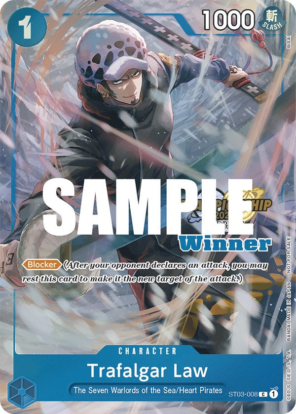 Trafalgar Law (CS 2023 Top Players Pack) [Winner] [One Piece Promotion Cards] Bandai