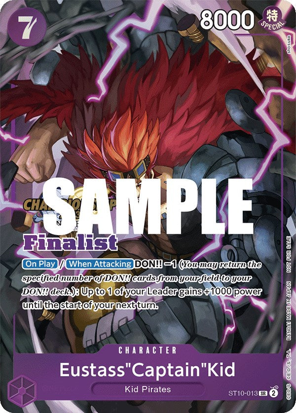 Eustass"Captain"Kid (CS 2023 Top Players Pack) [Finalist] [One Piece Promotion Cards] Bandai
