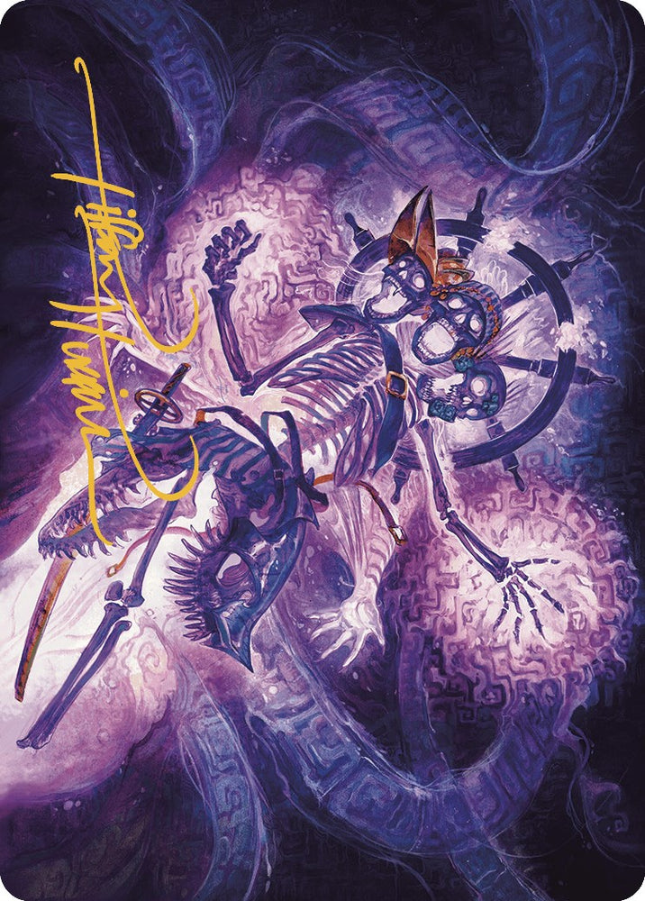 The Grim Captain Art Card (Gold-Stamped Signature) [The Lost Caverns of Ixalan Art Series] Magic: The Gathering
