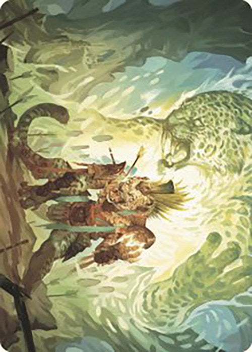 Might of the Ancestors Art Card [The Lost Caverns of Ixalan Art Series] Magic: The Gathering