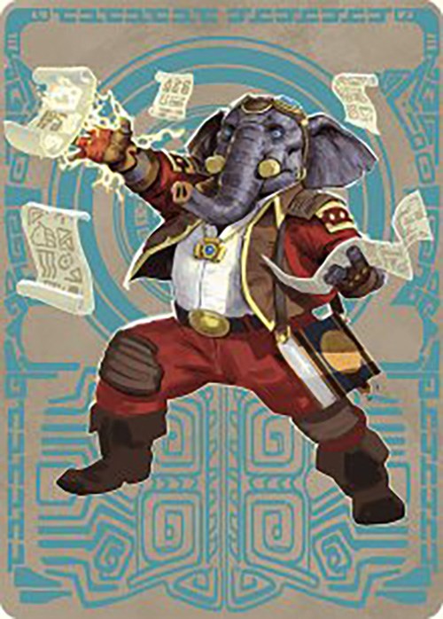 Quintorius Kand Art Card (65/81) [The Lost Caverns of Ixalan Art Series] Magic: The Gathering
