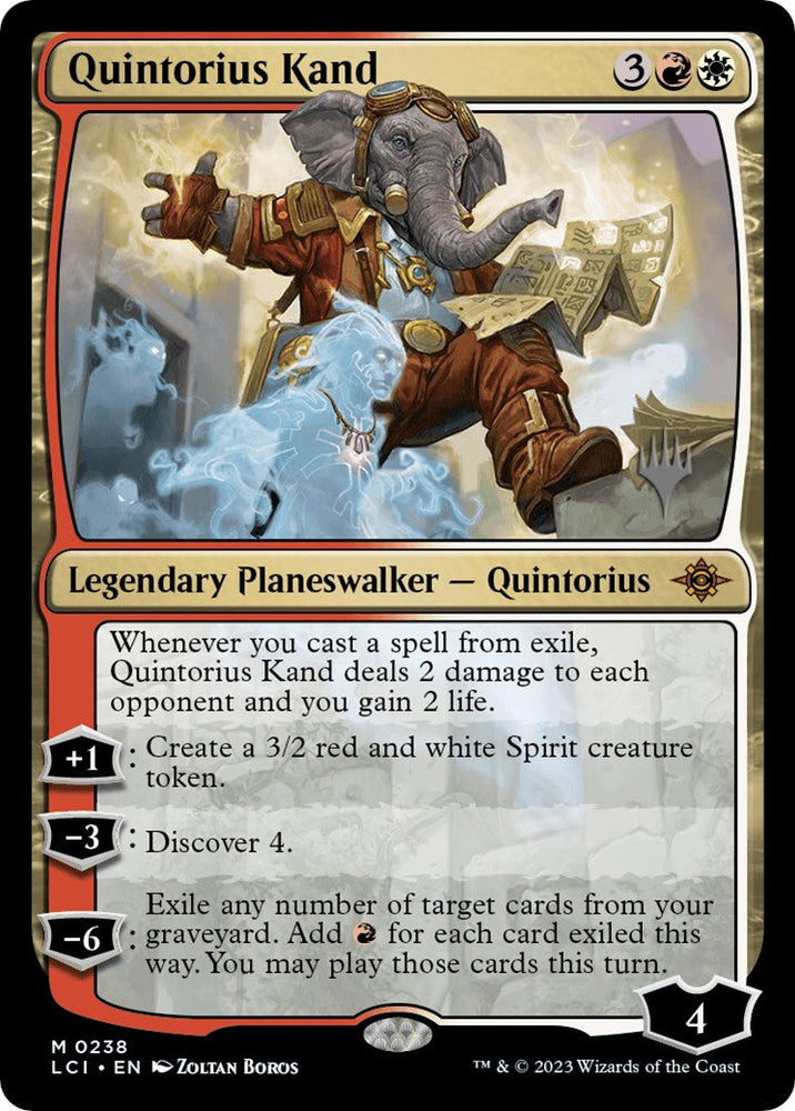 Quintorius Kand (Promo Pack) [The Lost Caverns of Ixalan Promos] Magic: The Gathering