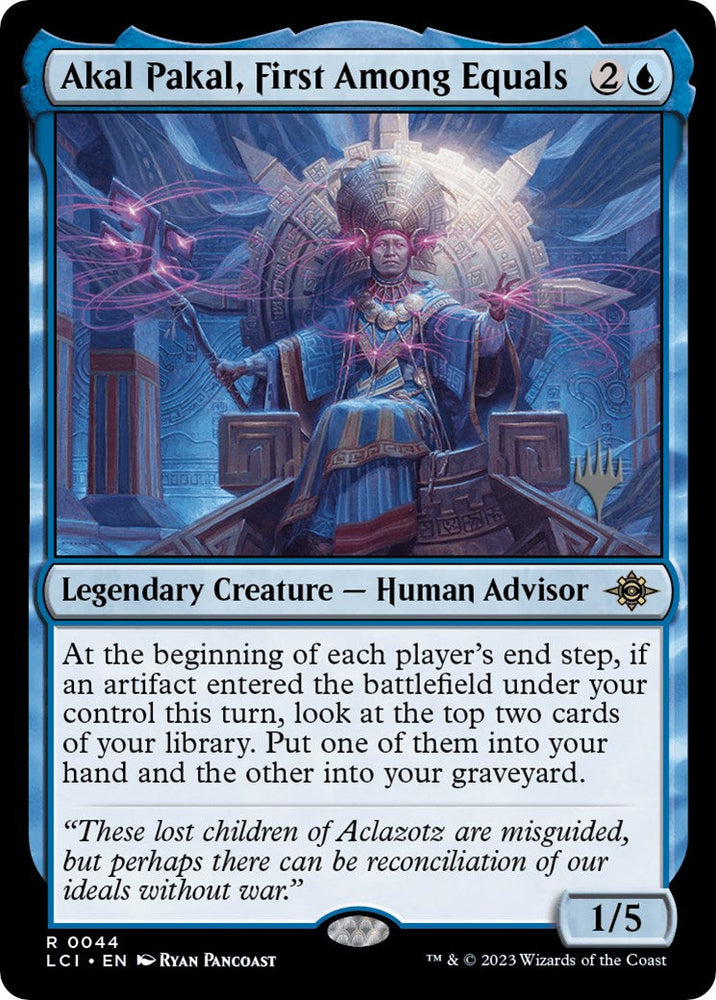 Akal Pakal, First Among Equals (Promo Pack) [The Lost Caverns of Ixalan Promos] Magic: The Gathering