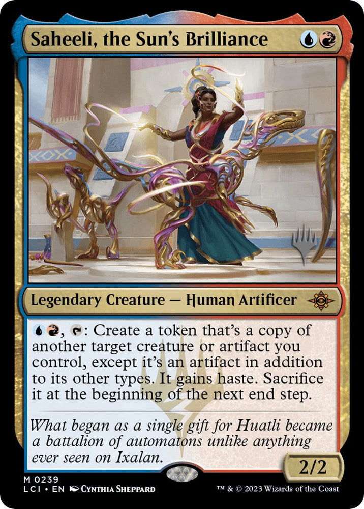 Saheeli, the Sun's Brilliance (Promo Pack) [The Lost Caverns of Ixalan Promos] Magic: The Gathering
