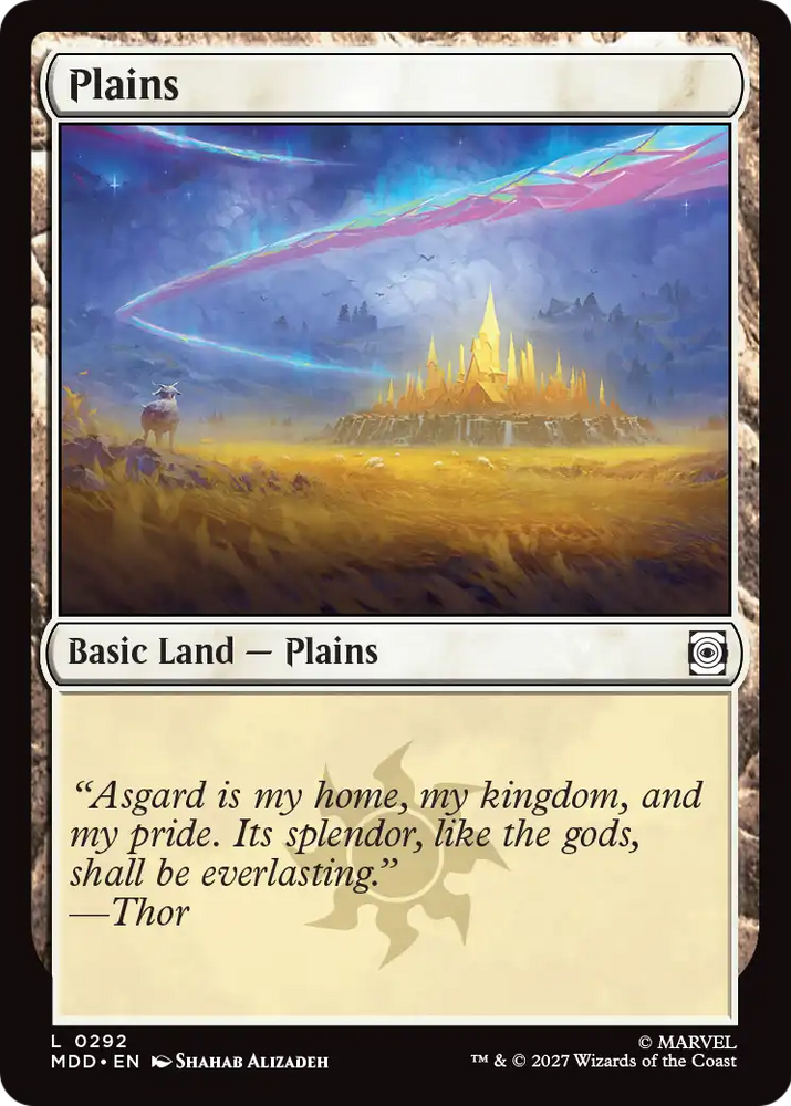 Plains (0292) [Marvel: Darkhold Destiny] Magic: The Gathering