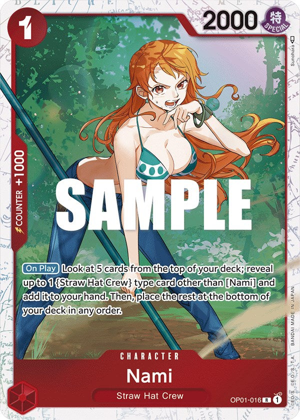 Nami (OP01-016) (Ultra Deck: The Three Captains) [One Piece Promotion Cards] Bandai