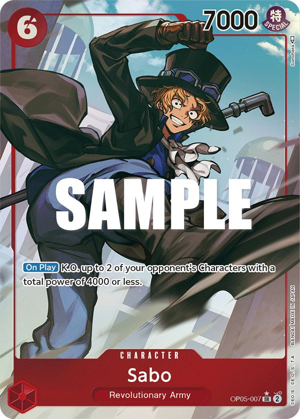 Sabo (Alternate Art) [Awakening of the New Era] Bandai