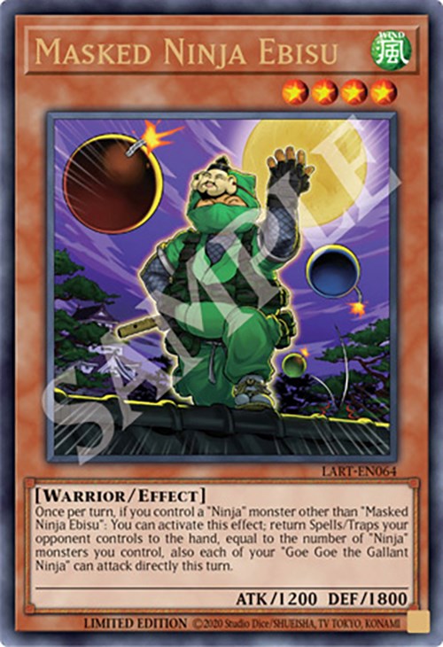 Masked Ninja Ebisu [LART-EN064] Ultra Rare Yu-Gi-Oh!