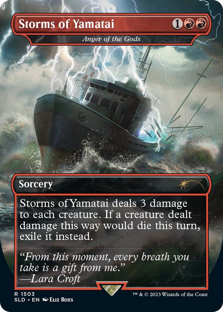 Storms of Yamatai - Anger of the Gods [Secret Lair Drop Series] Magic: The Gathering