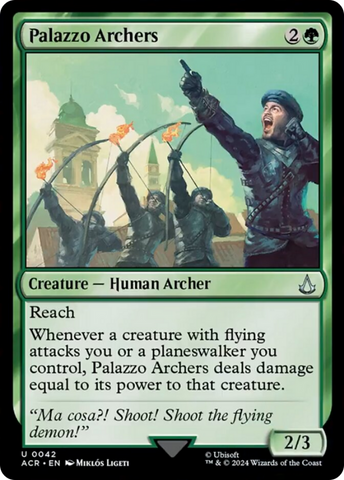 Palazzo Archers [Assassin's Creed] Magic: The Gathering