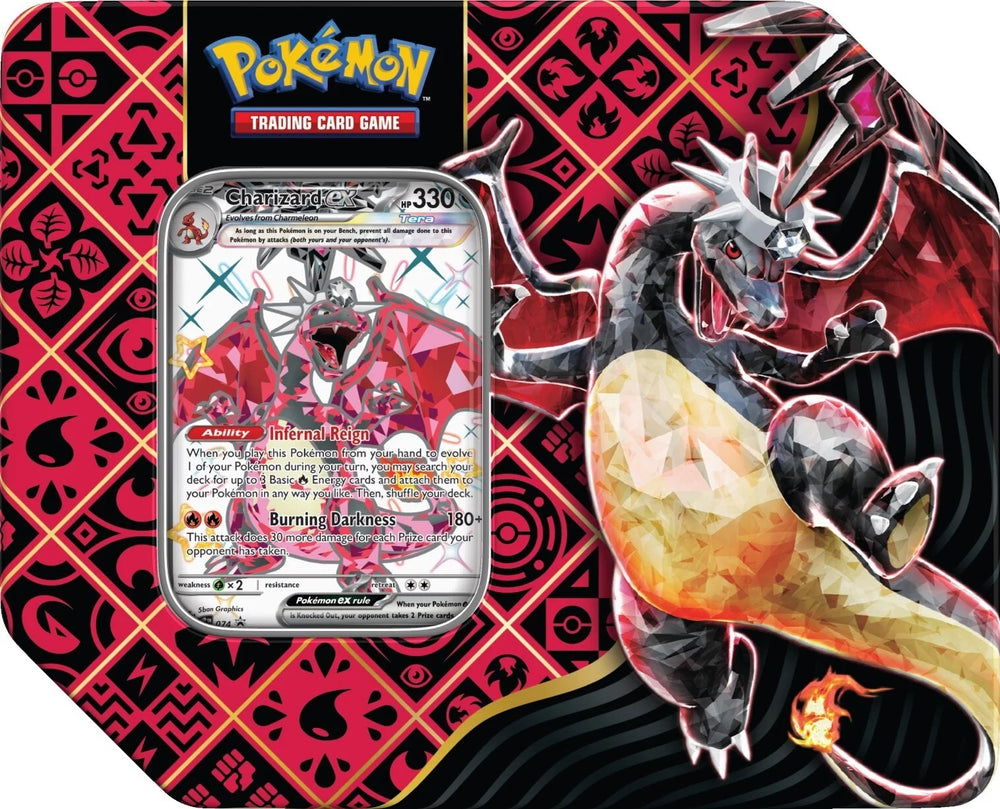 Scarlet & Violet: Paldean Fates - Tin (Charizard ex) Pokémon