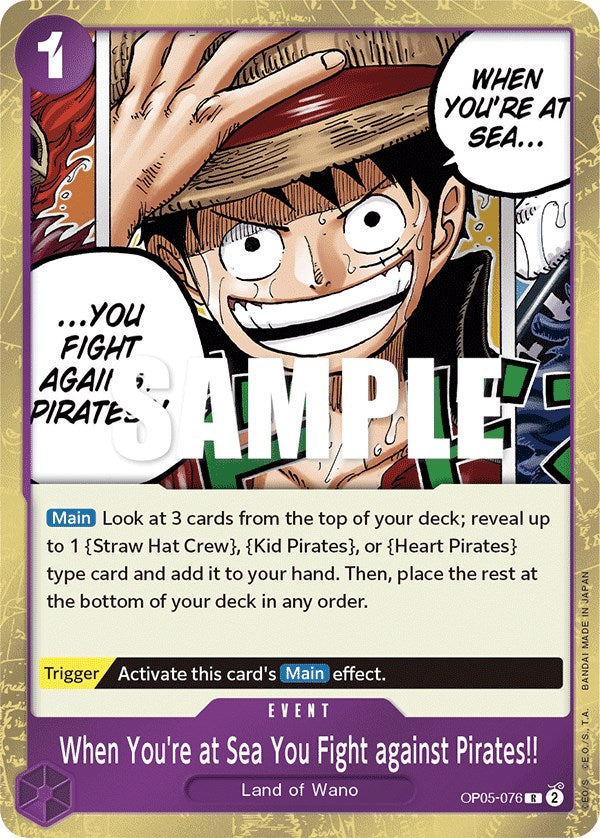 When You're at Sea You Fight against Pirates!! [Awakening of the New Era] Bandai
