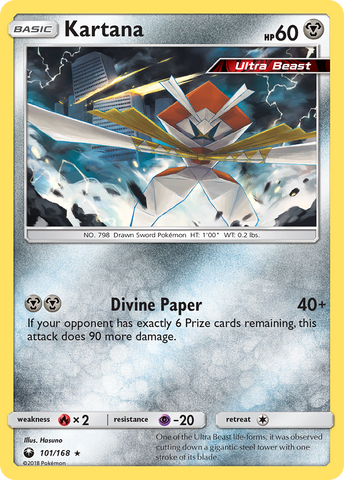 Kartana (101/168) [Sun & Moon: Celestial Storm] Pokémon
