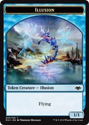 Illusion (005) // Golem (018) Double-Sided Token [Modern Horizons Tokens] Magic: The Gathering