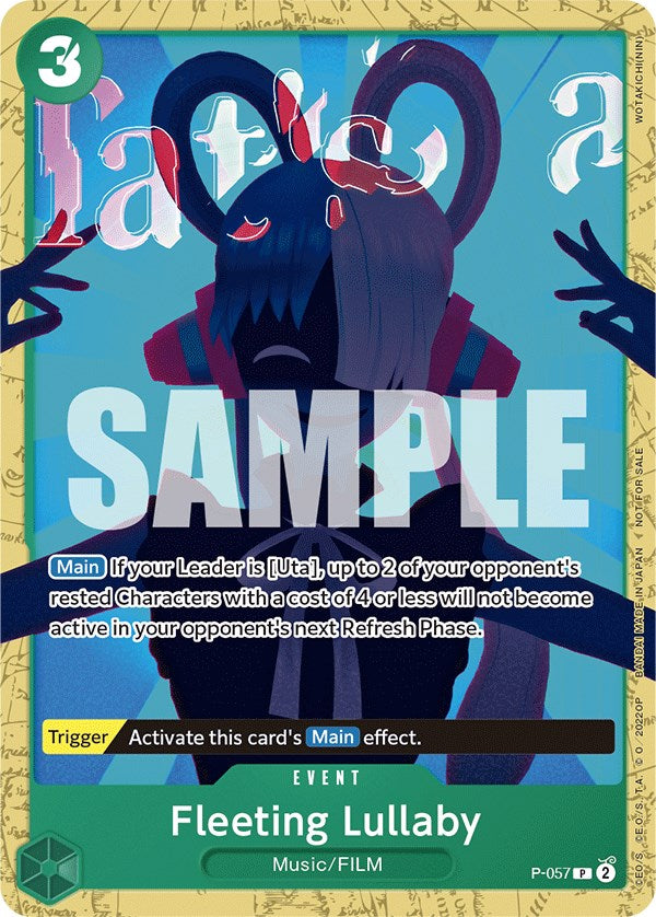 Fleeting Lullaby (Starter Deck 11: Uta Deck Battle) [One Piece Promotion Cards] Bandai