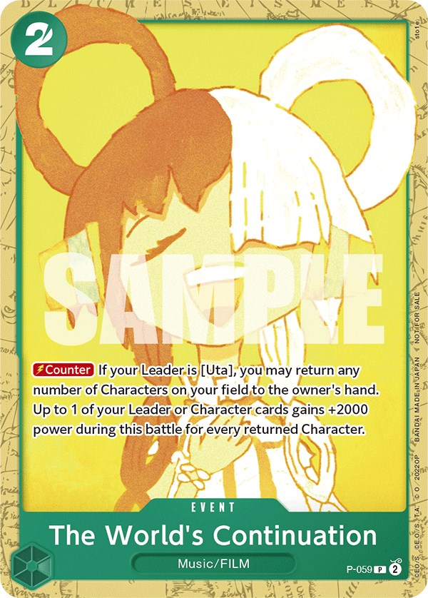 The World's Continuation (Starter Deck 11: Uta Deck Battle) [One Piece Promotion Cards] Bandai