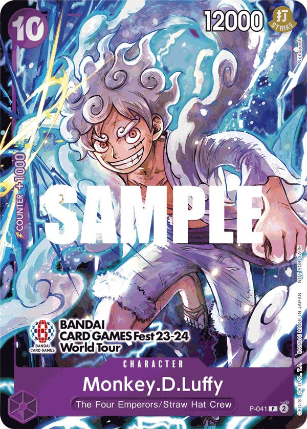 Monkey.D.Luffy (BANDAI CARD GAMES Fest 23-24 World Tour) [One Piece Promotion Cards] Bandai