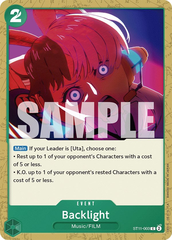 Backlight [Starter Deck: Uta] Bandai
