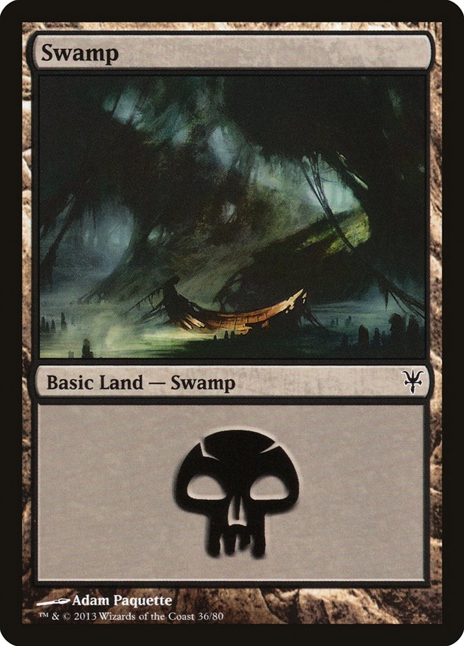Swamp (36) [Duel Decks: Sorin vs. Tibalt] Magic: The Gathering