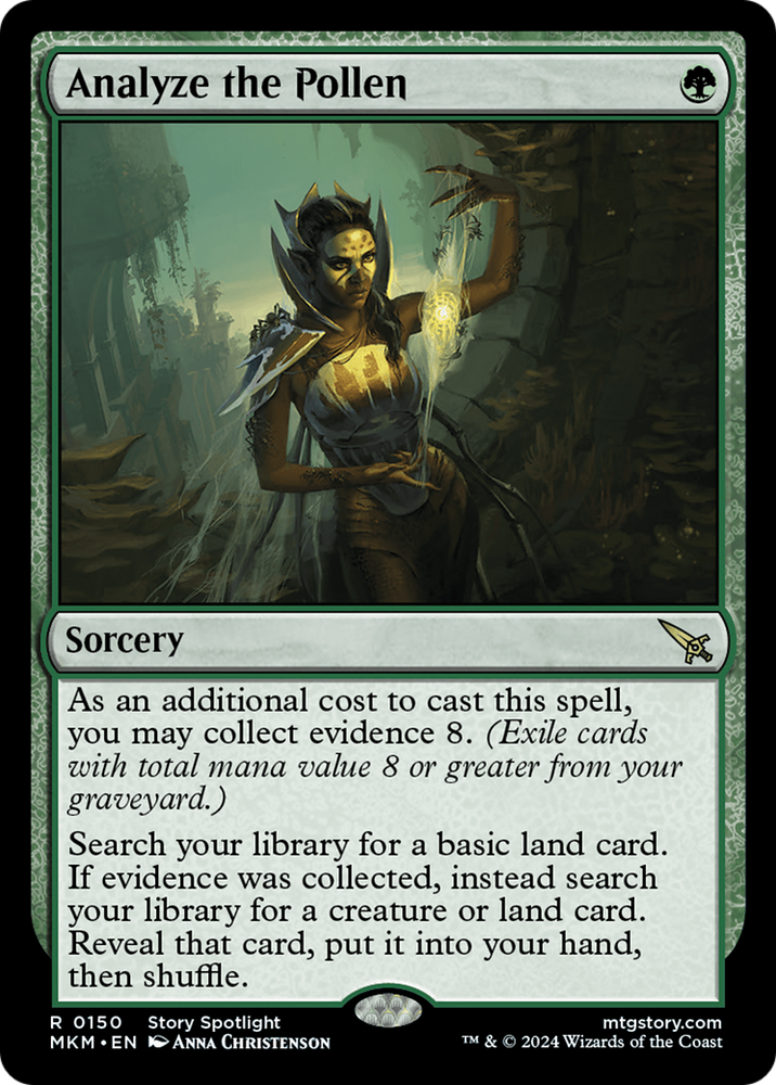 Analyze the Pollen [Murders at Karlov Manor] Magic: The Gathering