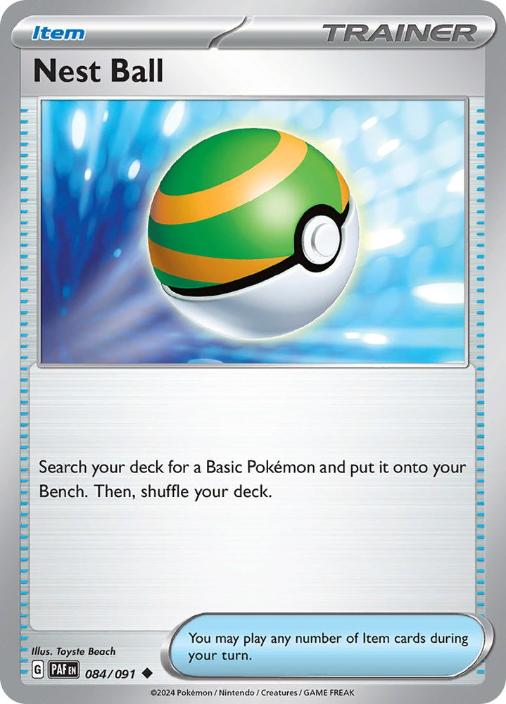 Nest Ball (084/091) [Scarlet & Violet: Paldean Fates] Pokémon