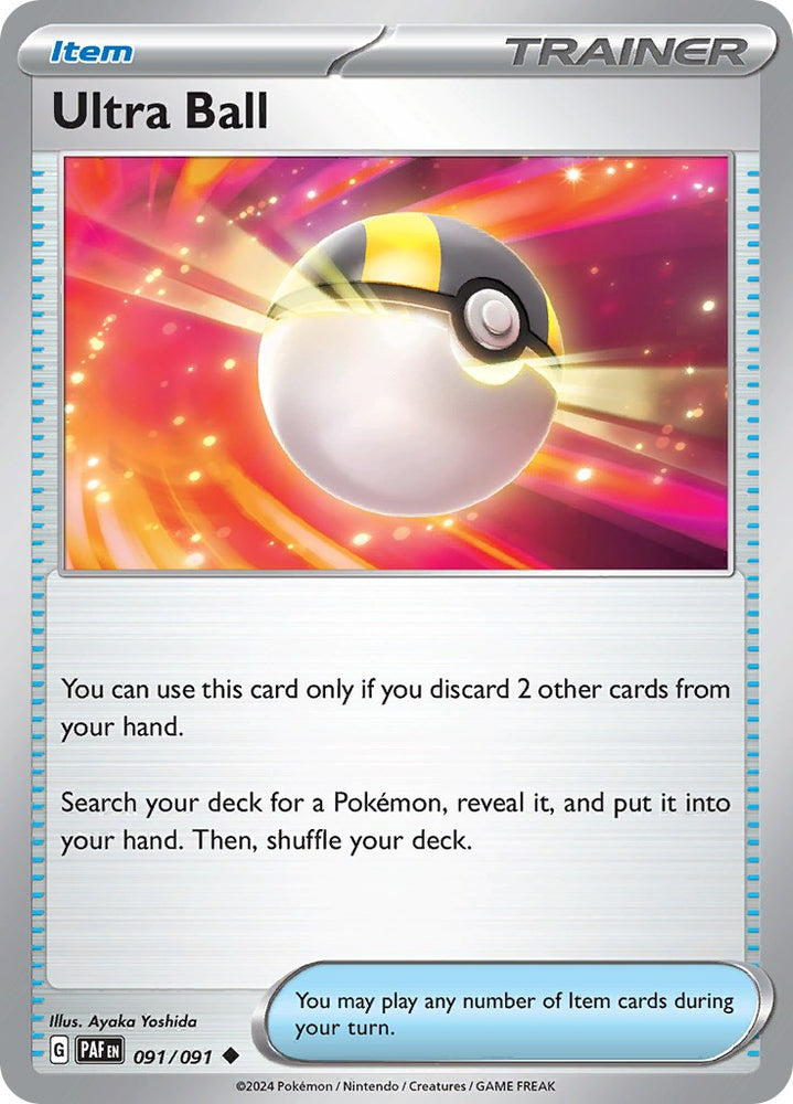 Ultra Ball (091/091) [Scarlet & Violet: Paldean Fates] Pokémon
