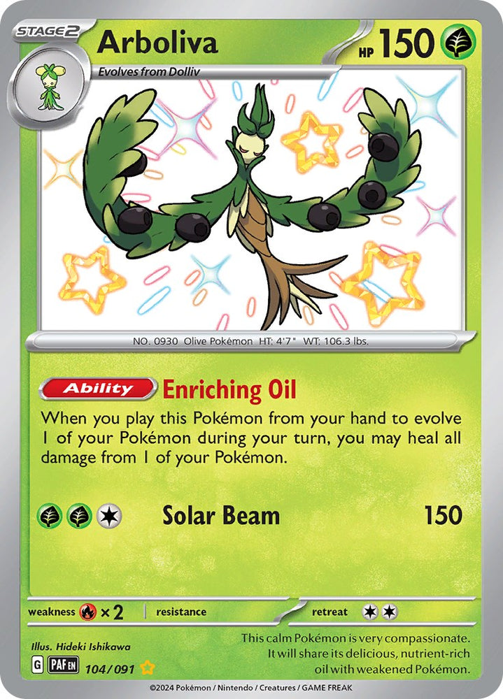 Arboliva (104/091) [Scarlet & Violet: Paldean Fates] Pokémon