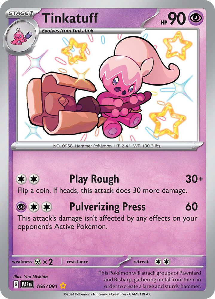 Tinkatuff (166/091) [Scarlet & Violet: Paldean Fates] Pokémon