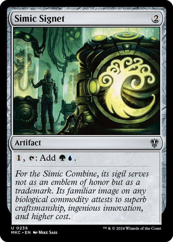 Simic Signet [Murders at Karlov Manor Commander] Magic: The Gathering