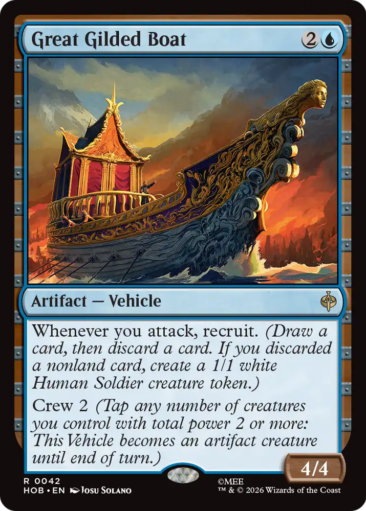 Great Gilded Boat [The Hobbit] Magic: The Gathering