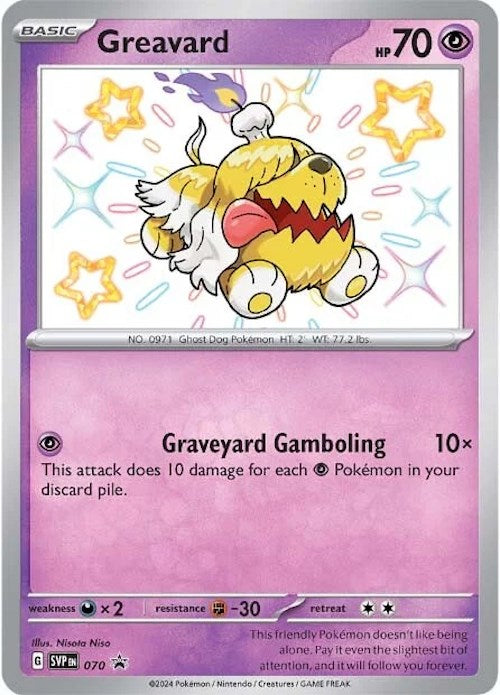 Greavard (SVP070) [Scarlet & Violet: Black Star Promos] Pokémon