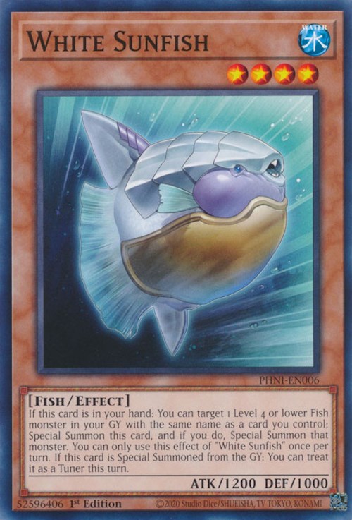 White Sunfish [PHNI-EN006] Common Yu-Gi-Oh!