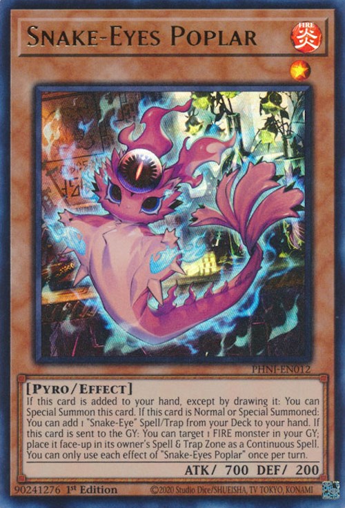 Snake-Eyes Poplar [PHNI-EN012] Ultra Rare Yu-Gi-Oh!
