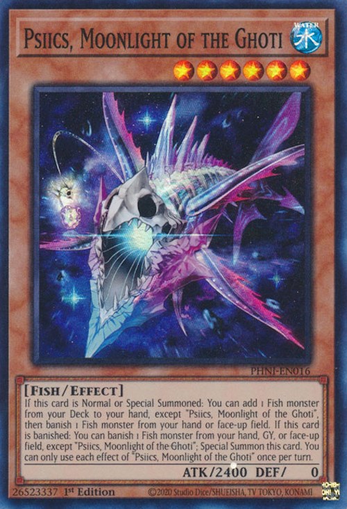 Psiics, Moonlight of the Ghoti [PHNI-EN016] Super Rare Yu-Gi-Oh!