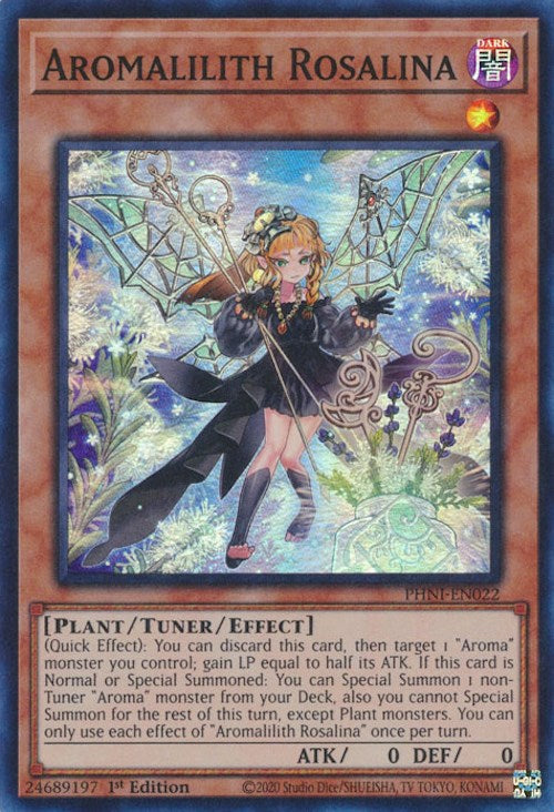 Aromalilith Rosalina [PHNI-EN022] Super Rare Yu-Gi-Oh!