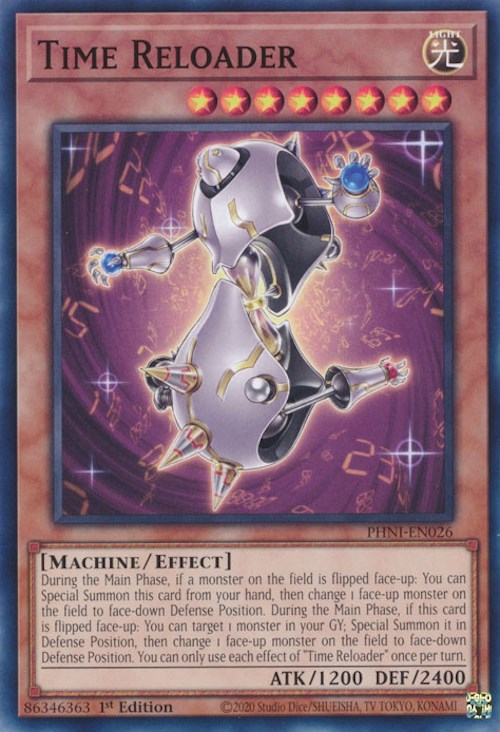 Time Reloader [PHNI-EN026] Common Yu-Gi-Oh!
