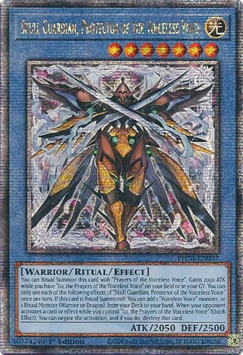 Skull Guardian, Protector of the Voiceless Voice [PHNI-EN037] Quarter Century Secret Rare Yu-Gi-Oh!