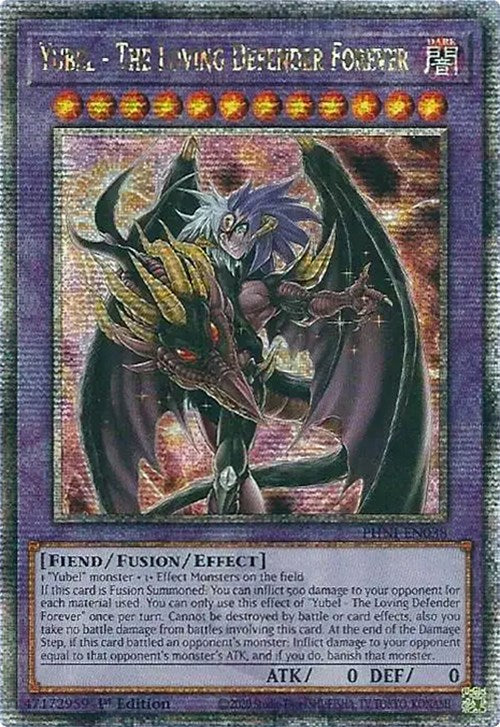 Yubel - The Loving Defender Forever [PHNI-EN038] Quarter Century Secret Rare Yu-Gi-Oh!
