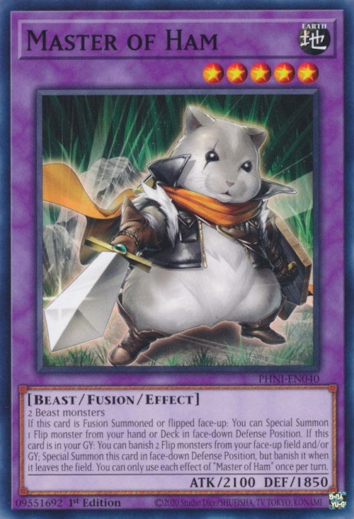 Master of Ham [PHNI-EN040] Common Yu-Gi-Oh!
