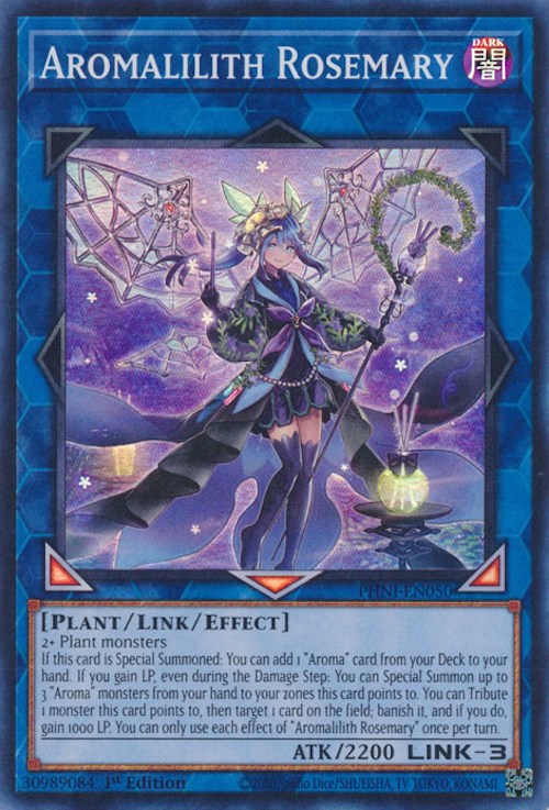 Aromalilith Rosemary [PHNI-EN050] Super Rare Yu-Gi-Oh!