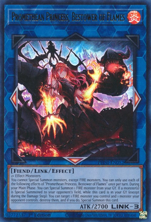 Promethean Princess, Bestower of Flames [PHNI-EN052] Ultra Rare Yu-Gi-Oh!