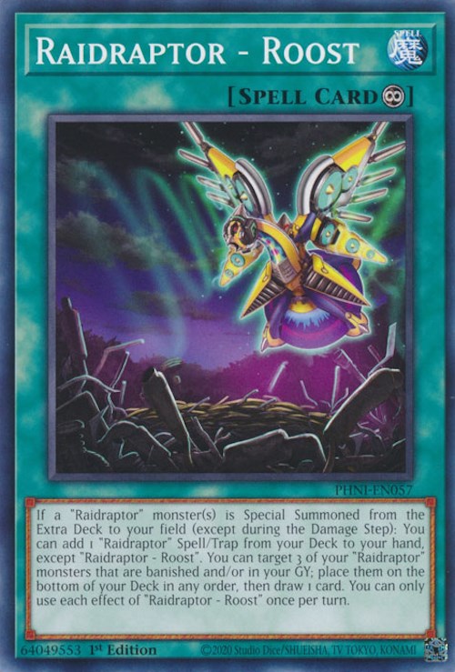 Raidraptor - Roost [PHNI-EN057] Common Yu-Gi-Oh!