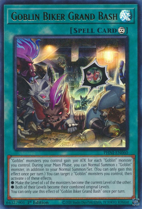 Goblin Biker Grand Bash [PHNI-EN060] Ultra Rare Yu-Gi-Oh!