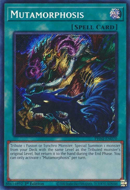 Mutamorphosis [PHNI-EN070] Secret Rare Yu-Gi-Oh!