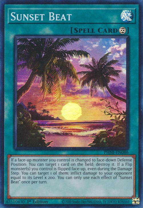 Sunset Beat [PHNI-EN086] Super Rare Yu-Gi-Oh!