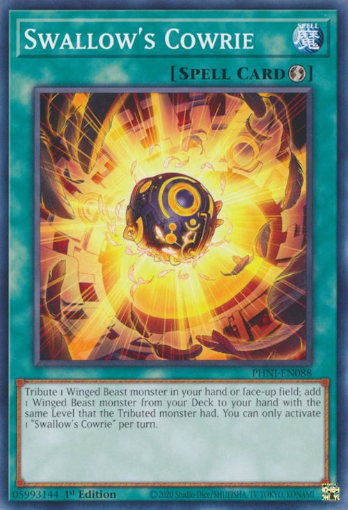Swallow's Cowrie [PHNI-EN088] Common Yu-Gi-Oh!