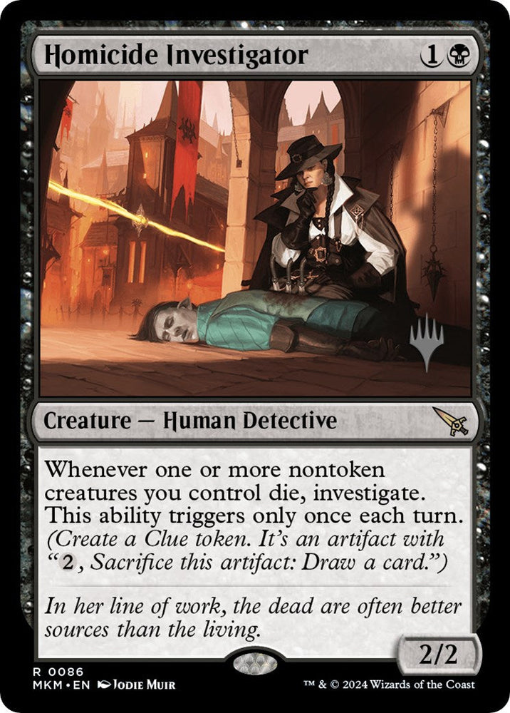 Homicide Investigator (Promo Pack) [Murders at Karlov Manor Promos] Magic: The Gathering