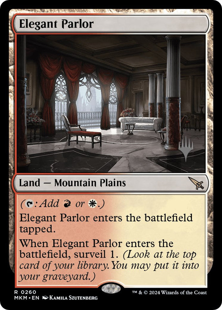 Elegant Parlor (Promo Pack) [Murders at Karlov Manor Promos] Magic: The Gathering
